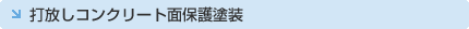 打放しコンクリート面保護塗装